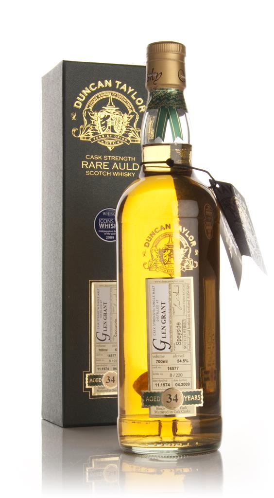 Glen Grant 34 Year Old 1974 - Rare Auld (Duncan Taylor) Single Malt Whisky
