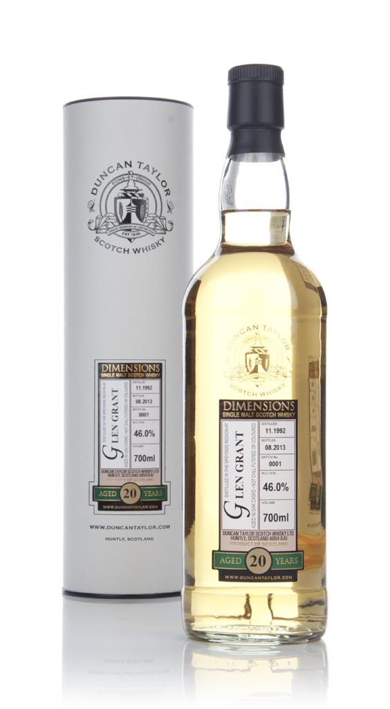 Glen Grant 20 Year Old 1992 (Batch 0001) - Dimensions (Duncan Taylor) Single Malt Whisky