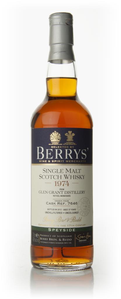 Glen Grant 37 Year Old 1974 Cask 7646 (Berry Bros. & Rudd) Single Malt Whisky