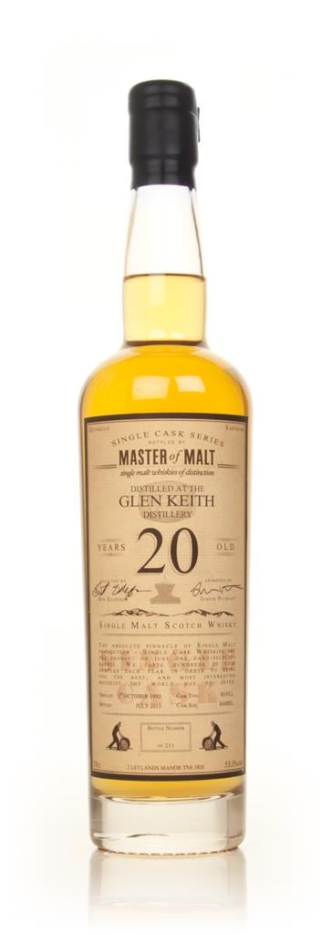Glen Keith 20 Year Old 1992 - Single Cask (Master of Malt) Single Malt Whisky