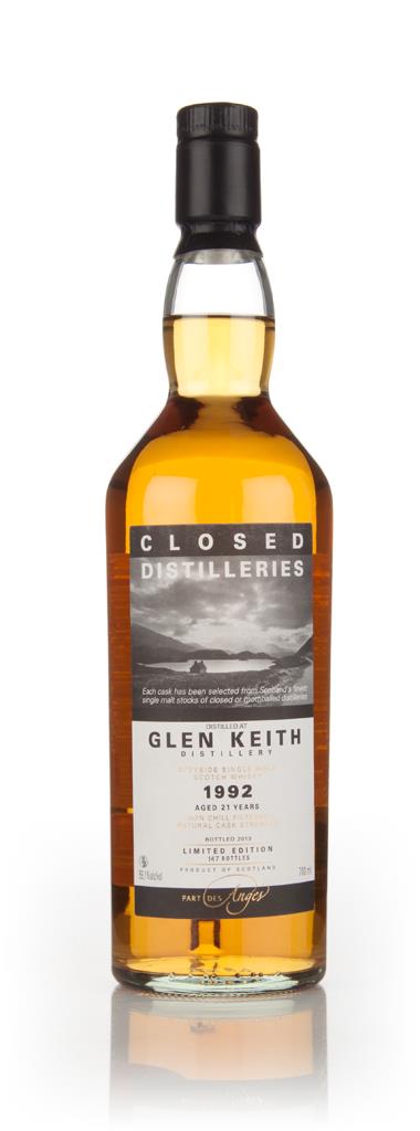 Glen Keith 21 Year Old 1992 - Closed Distilleries (Part Des Anges) Single Malt Whisky
