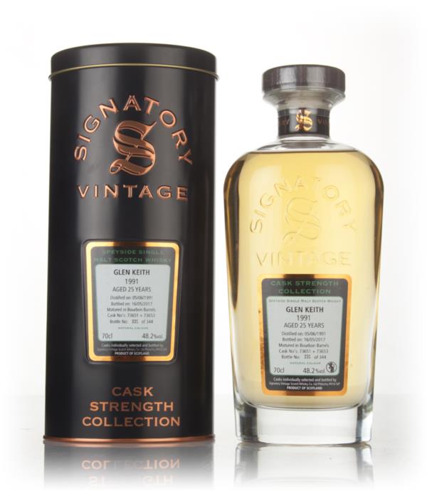 Glen Keith 25 Year Old 1991 (cask 73651 & 73653) - Cask Strength Colle Single Malt Whisky