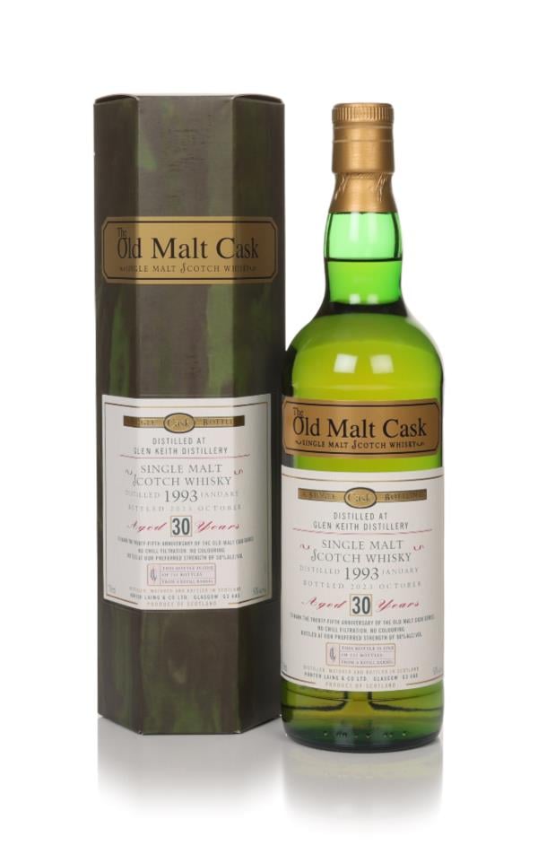 Glen Keith 30 Year Old 1993 - Old Malt Cask 25th Anniversary (Hunter L Single Malt Whisky