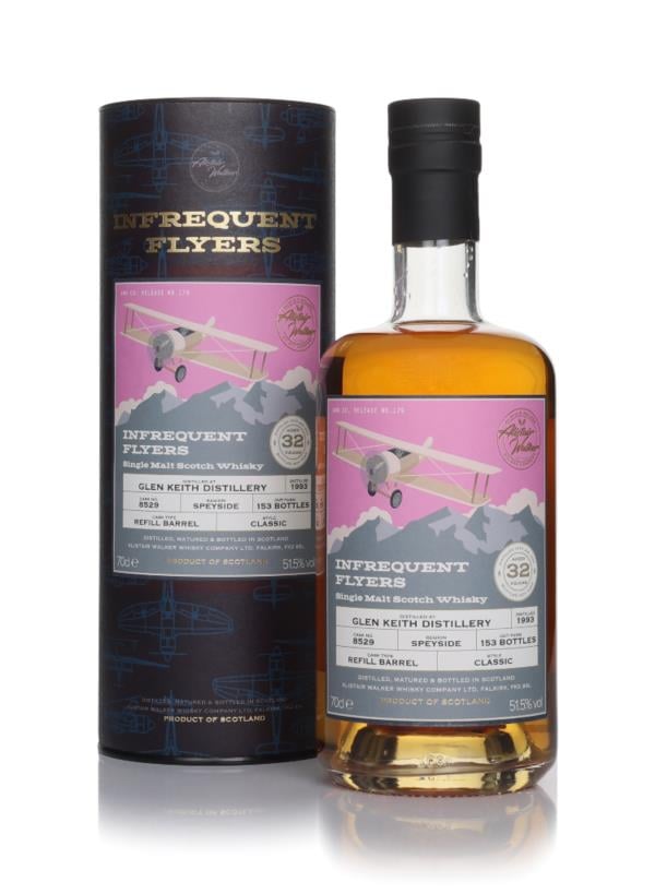 Glen Keith 32 Year Old 1993 (cask 8529) - Infrequent Flyers (Alistair Single Malt Whisky