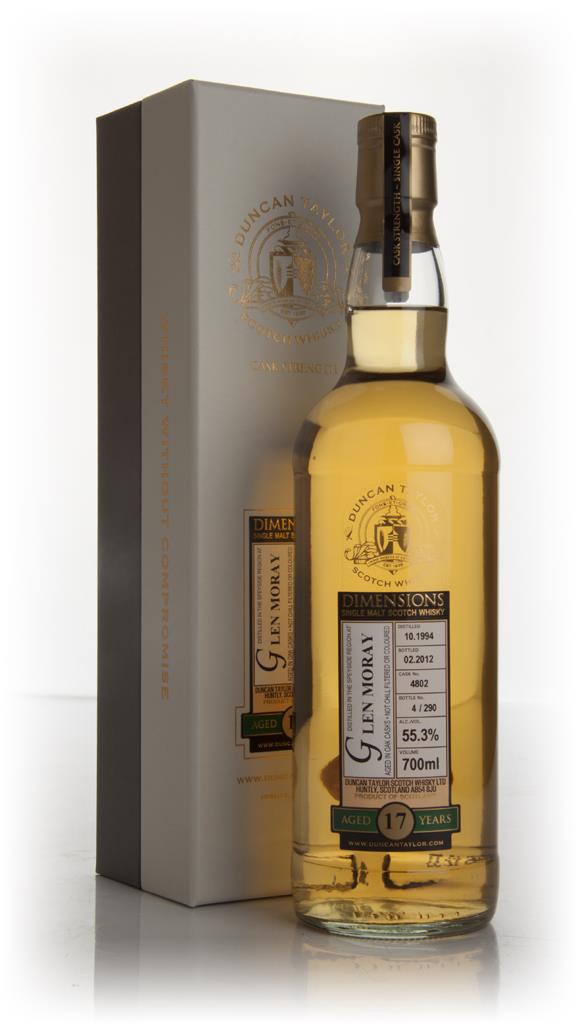 Glen Moray 17 Year Old 1994 (cask 4802) - Dimensions (Duncan Taylor) Single Malt Whisky