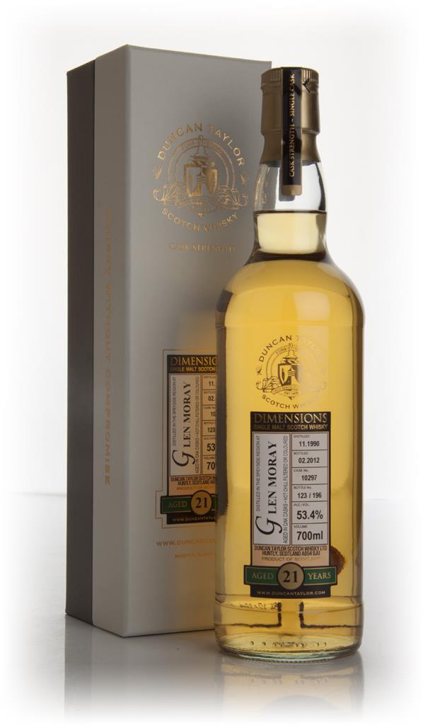 Glen Moray 21 Year Old 1990 - Dimensions (Duncan Taylor) Single Malt Whisky