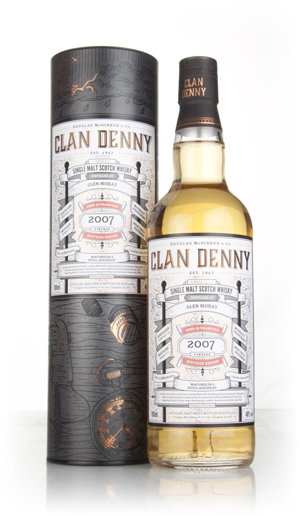 Glen Moray 10 Year Old 2007 (cask 12066) - Clan Denny (Douglas Laing) Single Malt Whisky