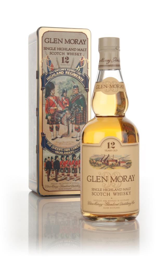 Glen Moray 12 Year Old - Highland Regiments The Queen's Own Cameron Hi Single Malt Whisky