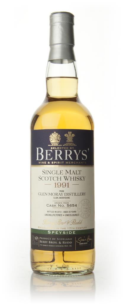 Glen Moray 20 Year Old 1991 (Berry Bros. & Rudd) Single Malt Whisky