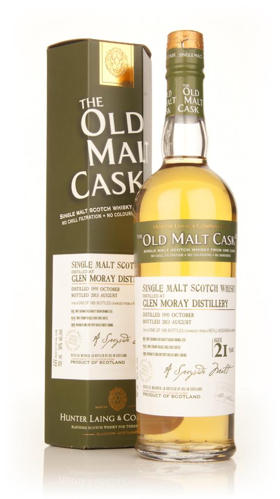 Glen Moray 21 Year Old 1991 (cask 9935) - Old Malt Cask (Hunter Laing) Single Malt Whisky
