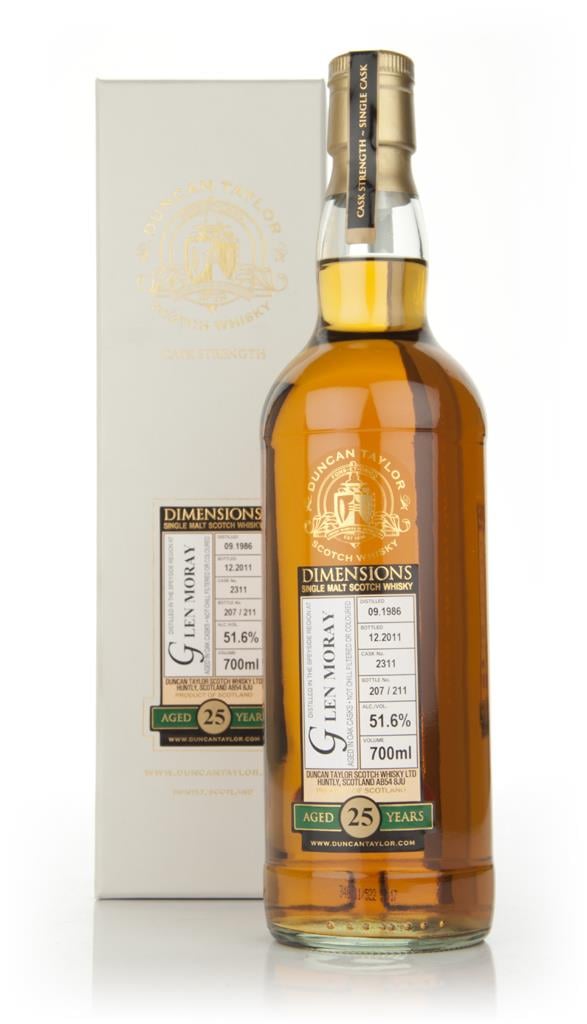 Glen Moray 25 Year Old 1986 - Dimensions (Duncan Taylor) Single Malt Whisky