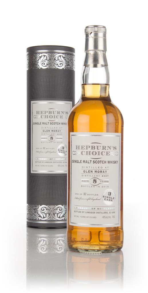 Glen Moray 8 Year Old 2007 - Hepburn's Choice (Langside) Single Malt Whisky
