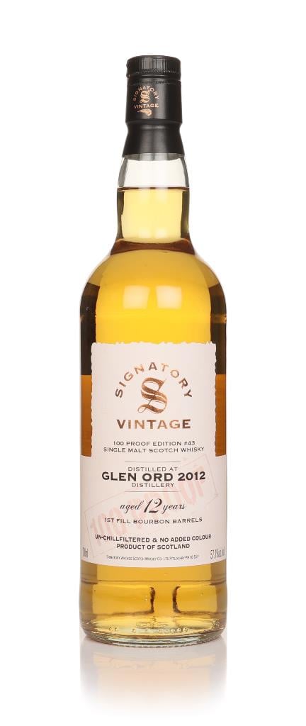 Glen Ord 12 Year Old 2012 - 100 Proof Edition #43 (Signatory) Single Malt Whisky