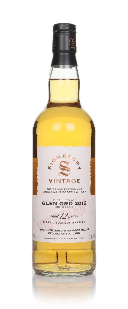 Glen Ord 12 Year Old 2012 - 100 Proof Edition #46 (Signatory) Single Malt Whisky