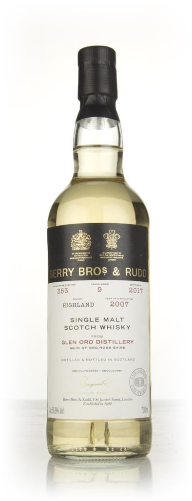Glen Ord 9 Year Old 2007 (cask 353) - Berry Bros. & Rudd Single Malt Whisky