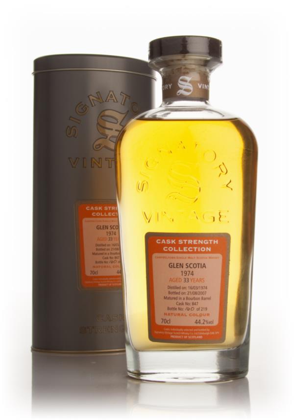 Glen Scotia 33 Year Old 1974 - Cask Strength Collection (Signatory) Single Malt Whisky