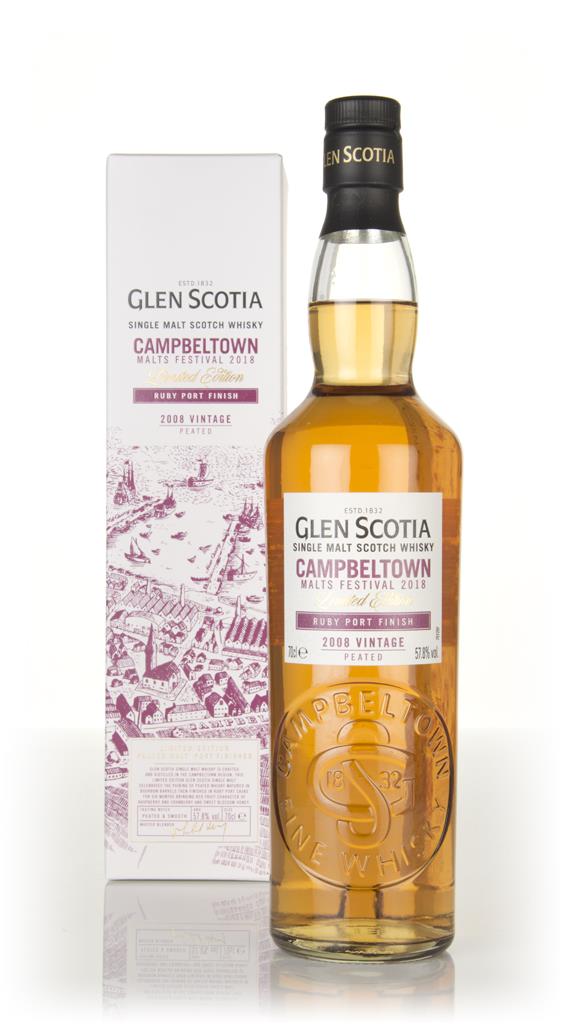 Glen Scotia 2008 (Peated Ruby Port Finish) - Campbeltown Malts Festiva Single Malt Whisky