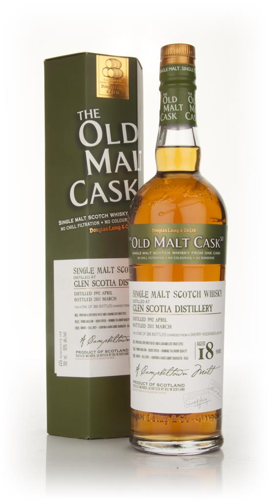 Glen Scotia 18 Year Old 1992 - Old Malt Cask (Douglas Laing) Single Malt Whisky