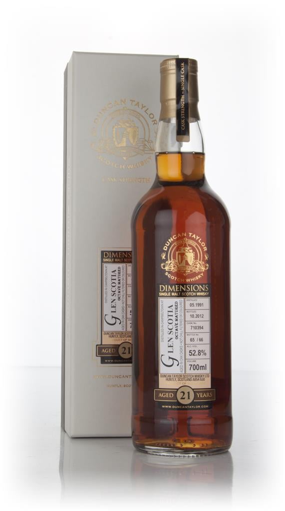 Glen Scotia 21 Year Old 1991 (cask 710394) - Dimensions (Duncan Taylor Single Malt Whisky