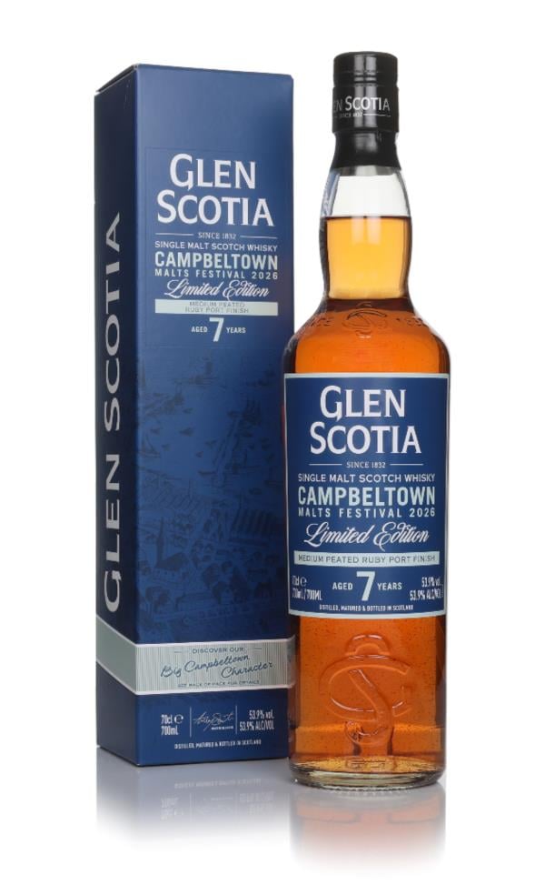 Glen Scotia 7 Year Old (Medium Peated Ruby Port Finish) - Campbeltown Single Malt Whisky Glen Scotia 7 Year Old (Medium Peated Ruby Port Finish) - Campbeltown Single Malt Whisky