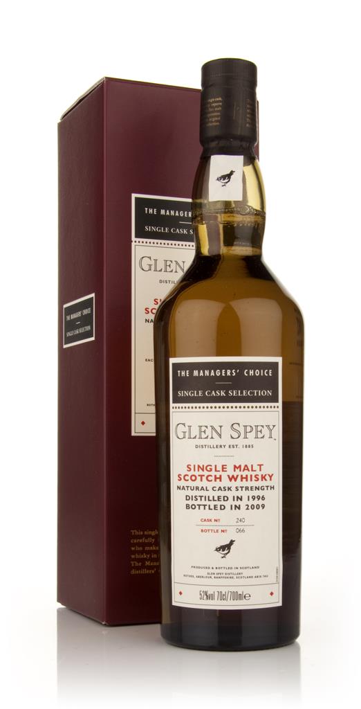 Glen Spey 1996 - Managers Choice Single Malt Whisky