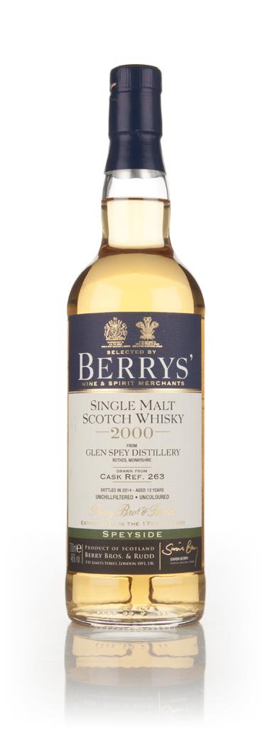 Glen Spey 13 Year Old 2000 (cask 263) - (Berry Bros. & Rudd) Single Malt Whisky