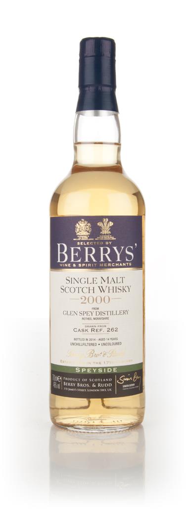 Glen Spey 14 Year Old 2000 (cask 262) (Berry Bros. & Rudd) Single Malt Whisky