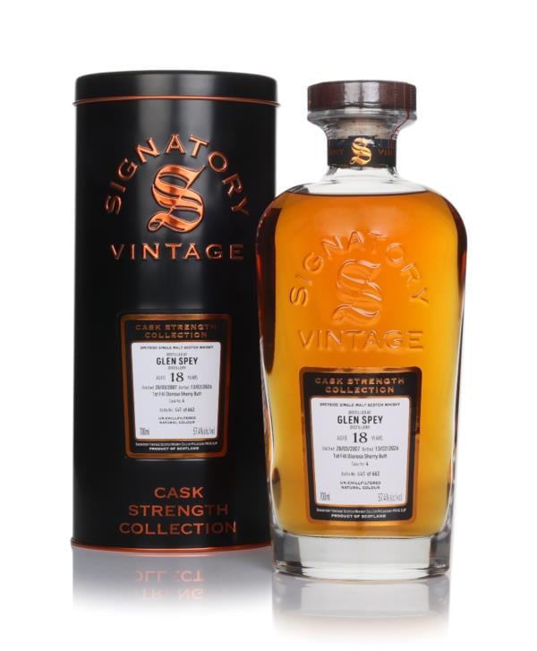 Glen Spey 18 Year Old 2007 (cask 4) - Cask Strength Collection (Signat Single Malt Whisky Glen Spey 18 Year Old 2007 (cask 4) - Cask Strength Collection (Signat Single Malt Whisky