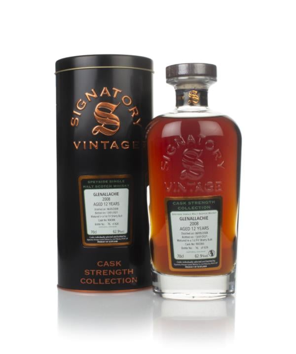 Glenallachie 12 Year Old 2008 (cask 900366) - Cask Strength Collection Single Malt Whisky