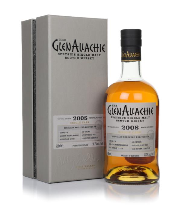 GlenAllachie 13 Year Old 2008 (cask 418) - Moscatel Barrique Single Malt Whisky