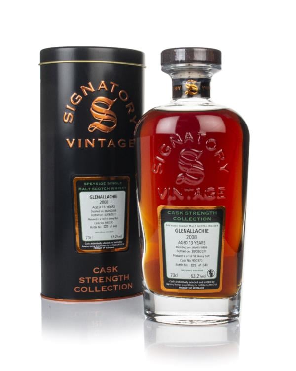 GlenAllachie 13 Year Old 2008 (cask 900370) - Cask Strength Collection Single Malt Whisky