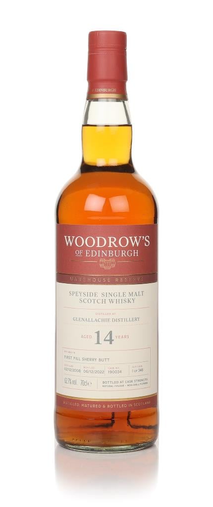 GlenAllachie 14 Year Old 2008 (cask 190034) - Woodrow's of Edinburgh Single Malt Whisky