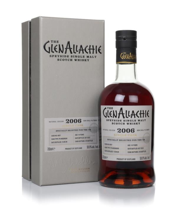 GlenAllachie 16 Year Old 2006 (cask 6607) - PX Hogshead Single Malt Whisky