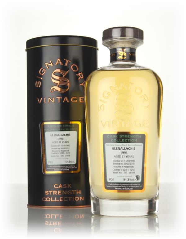 Glenallachie 21 Year Old 1996 (casks 5249 & 5250) - Cask Strength Coll Single Malt Whisky