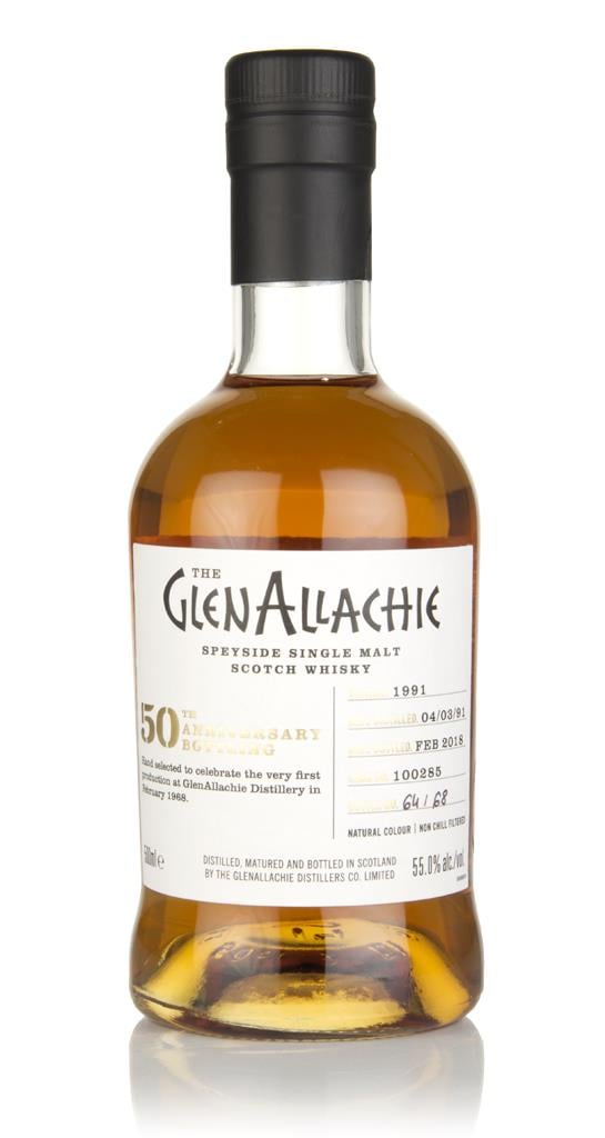 GlenAllachie 26 Year Old 1991 (cask 100285) - 50th Anniversary Bottlin Single Malt Whisky
