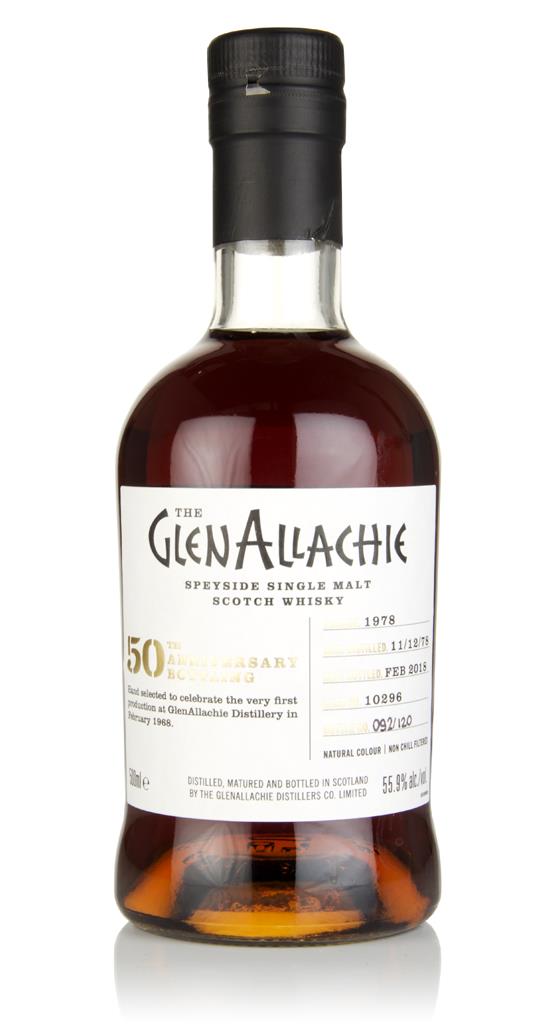 GlenAllachie 39 Year Old 1978 (cask 10296) - 50th Anniversary Bottling Single Malt Whisky