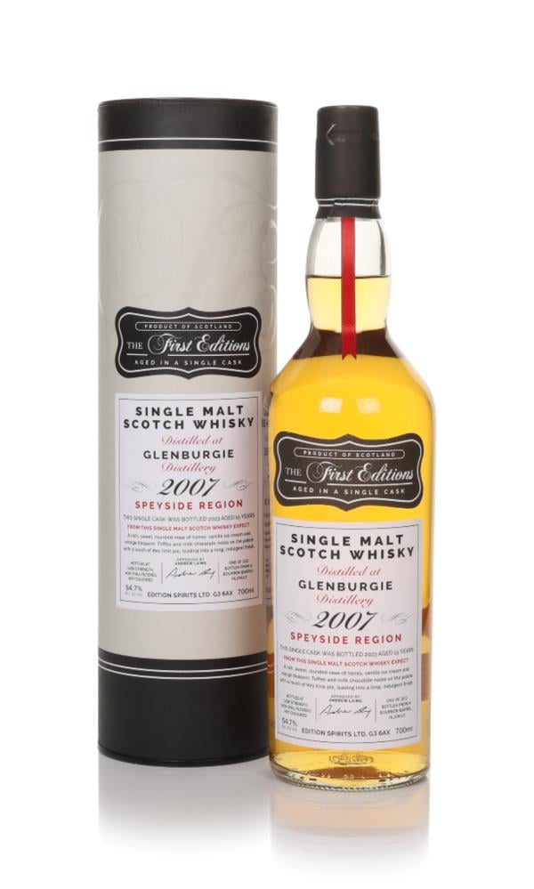 Glenburgie 15 Year Old 2007 (cask 20613) - The First Editions (Hunter Single Malt Whisky