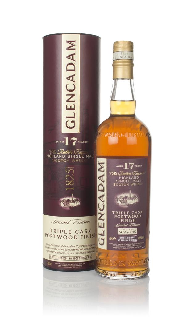 Glencadam 17 Year Old - Triple Cask Portwood Finish Single Malt Whisky