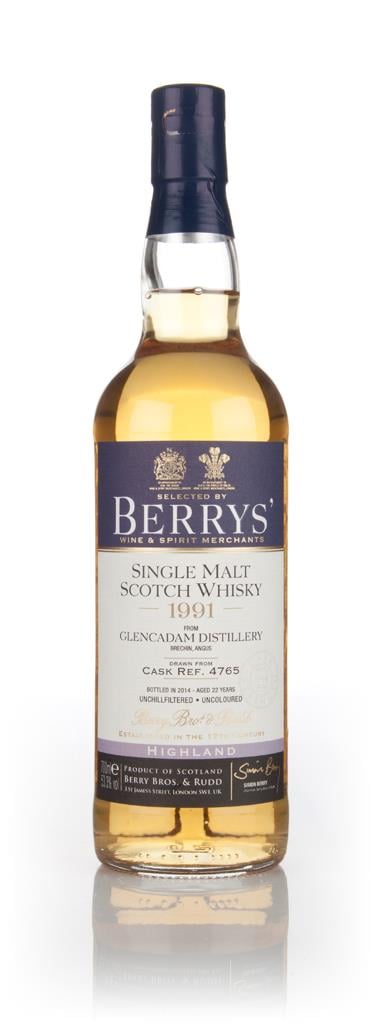 Glencadam 22 Year Old 1991 (cask 4765) (Berry Bros. & Rudd) Single Malt Whisky