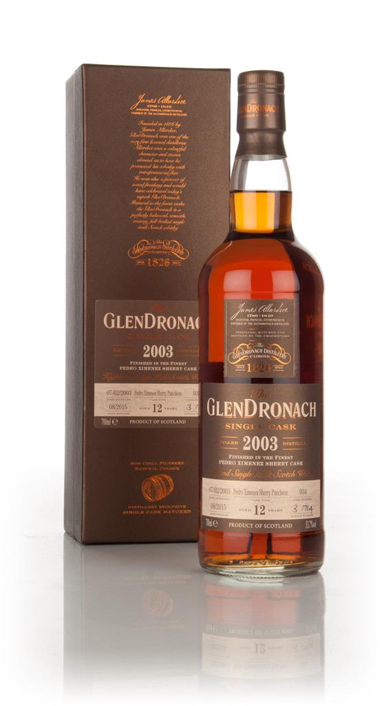 GlenDronach 12 Year Old 2003 (cask 934) - Batch 12 Single Malt Whisky