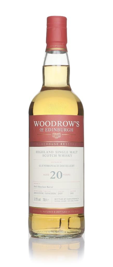 Glendronach 20 Year Old 2006 - Woodrow's of Edinburgh Single Malt Whisky