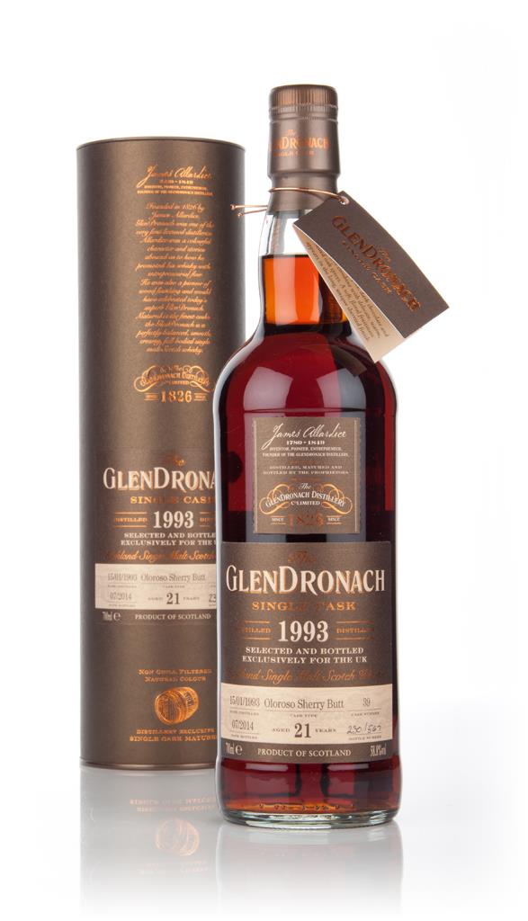GlenDronach 21 Year Old 1993 (cask 39) Single Malt Whisky