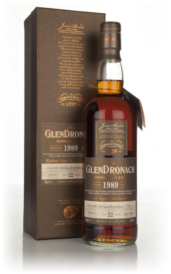 GlenDronach 22 Year Old 1989 - Pedro Ximenez Cask Finish Single Malt Whisky