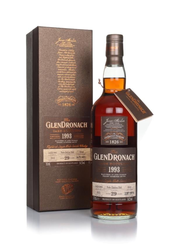 The GlenDronach 29 Year Old 1993 (cask 6346) - Pedro Ximenez Butt Single Malt Whisky