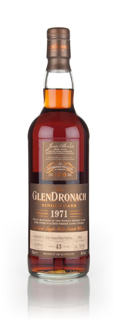 GlenDronach 43 Year Old 1971 (cask 2920) - Batch 11 Single Malt Whisky