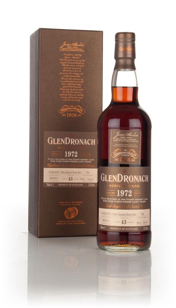 GlenDronach 43 Year Old 1972 (cask 706) - Batch 12 Single Malt Whisky