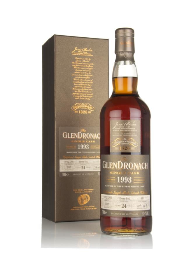 The GlenDronach 24 Year Old 1993 (cask 445) Single Malt Whisky