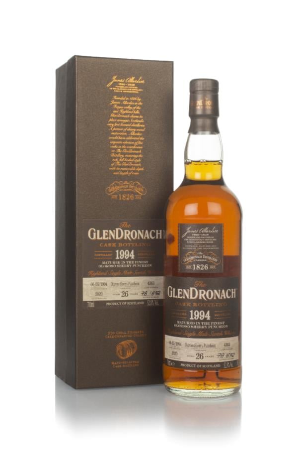 The GlenDronach 26 Year Old 1994 (cask 4363) Single Malt Whisky