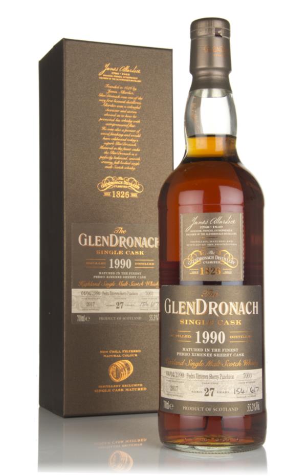 The GlenDronach 27 Year Old 1990 (cask 7003) Single Malt Whisky