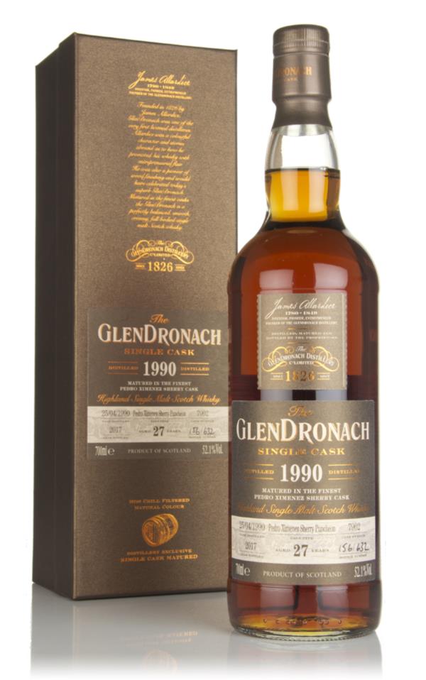 The GlenDronach 27 Year Old 1990 (cask 7902) Single Malt Whisky
